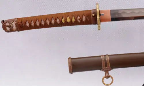 TRADITION CLAY TEMPERED FOLDED STEEL BLADE JAPANESE NAVY MILITARY OFFICER SWORD | Дом и сад