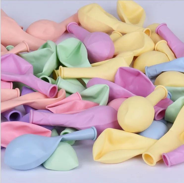 100 шт многоцветный Пастель Макарон воздушные шары латексный гелиевый пастельных