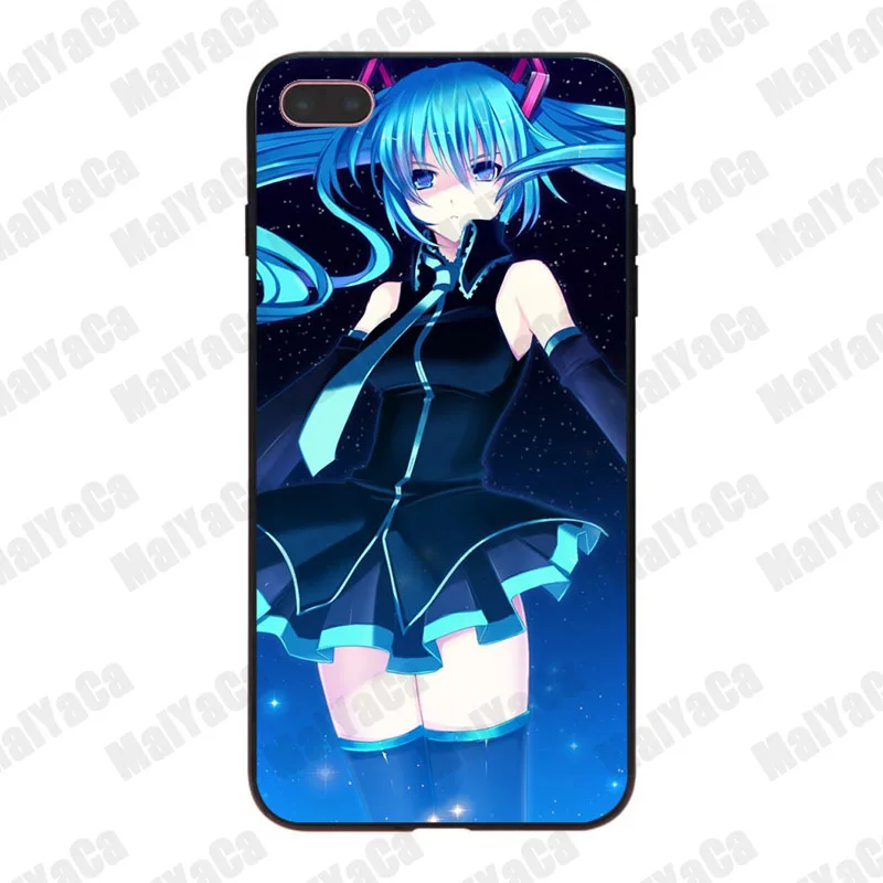 MaiYaCa Hatsune Miku? Высококачественный мягкий чехол для iPhone 8 7 6 6S Plus X 10 5 5S SE