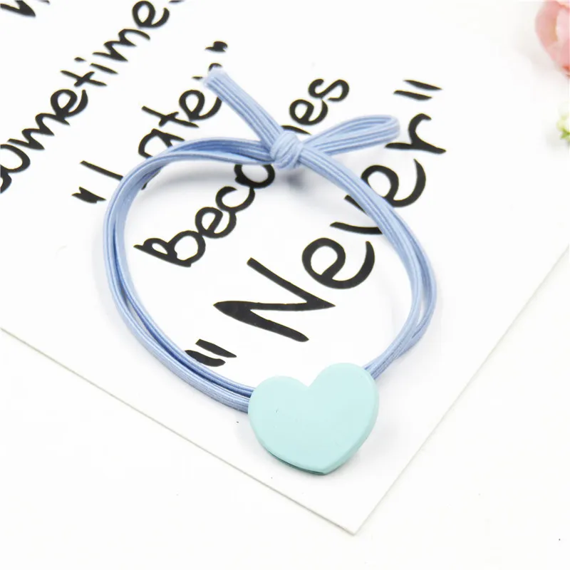 Резинки для волос с сердечками из сплава 1 шт. резинки ручной работы девочек