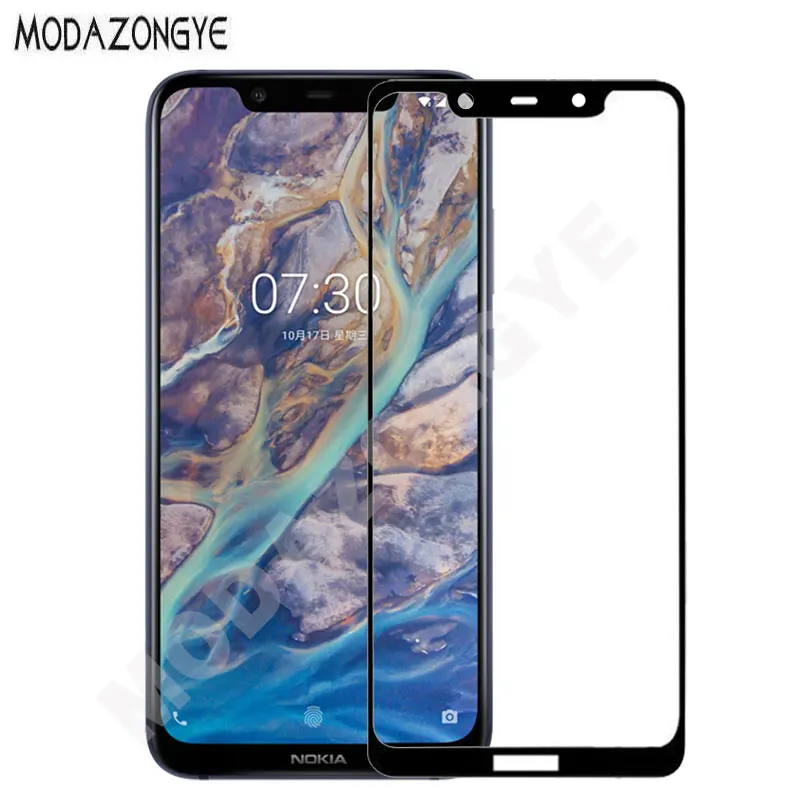 Для закаленного стекла Nokia 7 1 Plus защита экрана X7 полное покрытие стекло для 2018