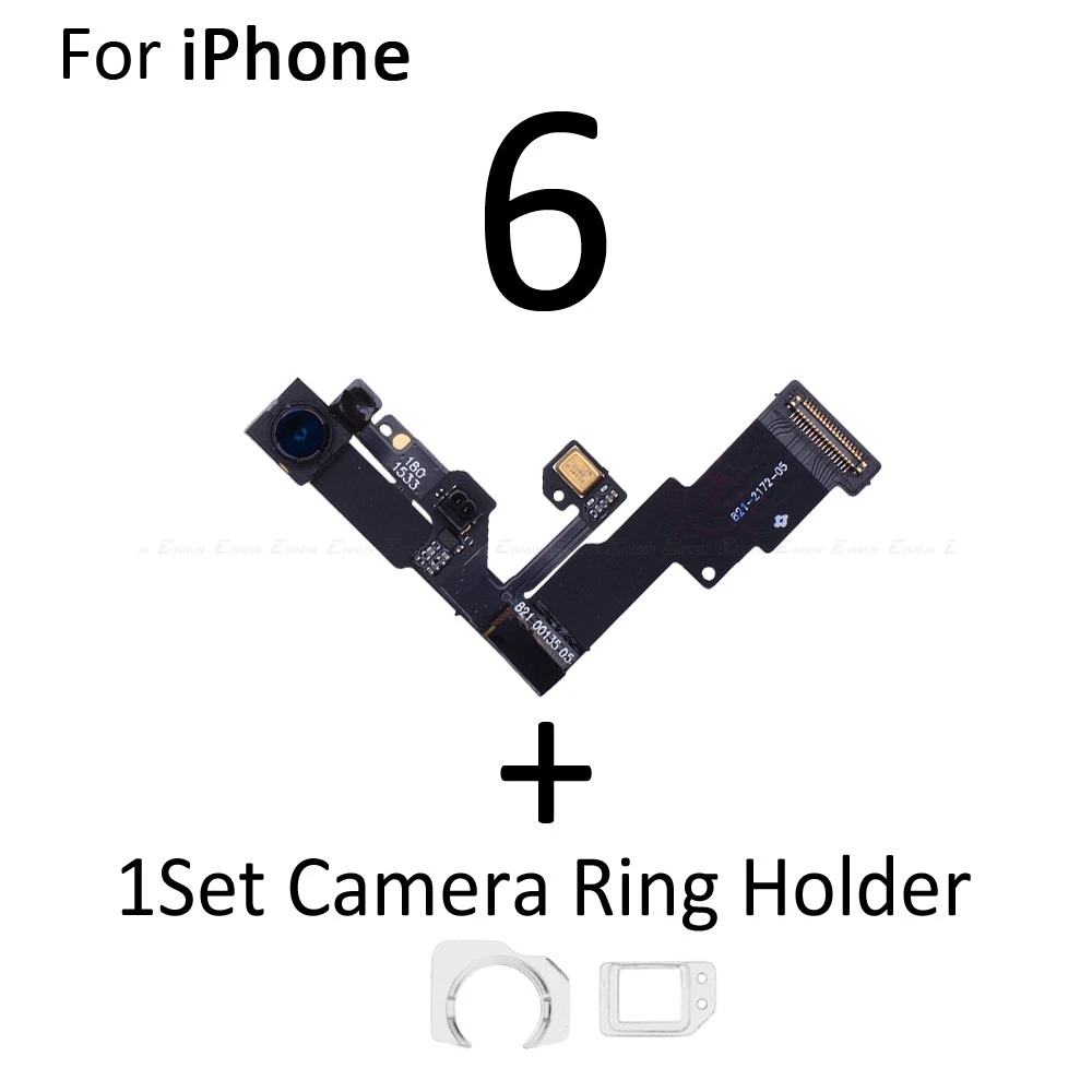 Фронтальная камера датчик приближения света Mic гибкий кабель для iPhone 5 5C 5S SE 2016 6 6S