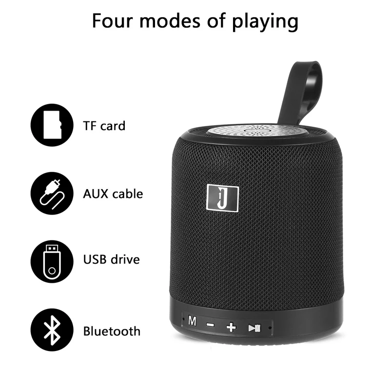 J1 Беспроводной Bluetooth Динамик с микрофоном Поддержка FM радио карты памяти AUX-в
