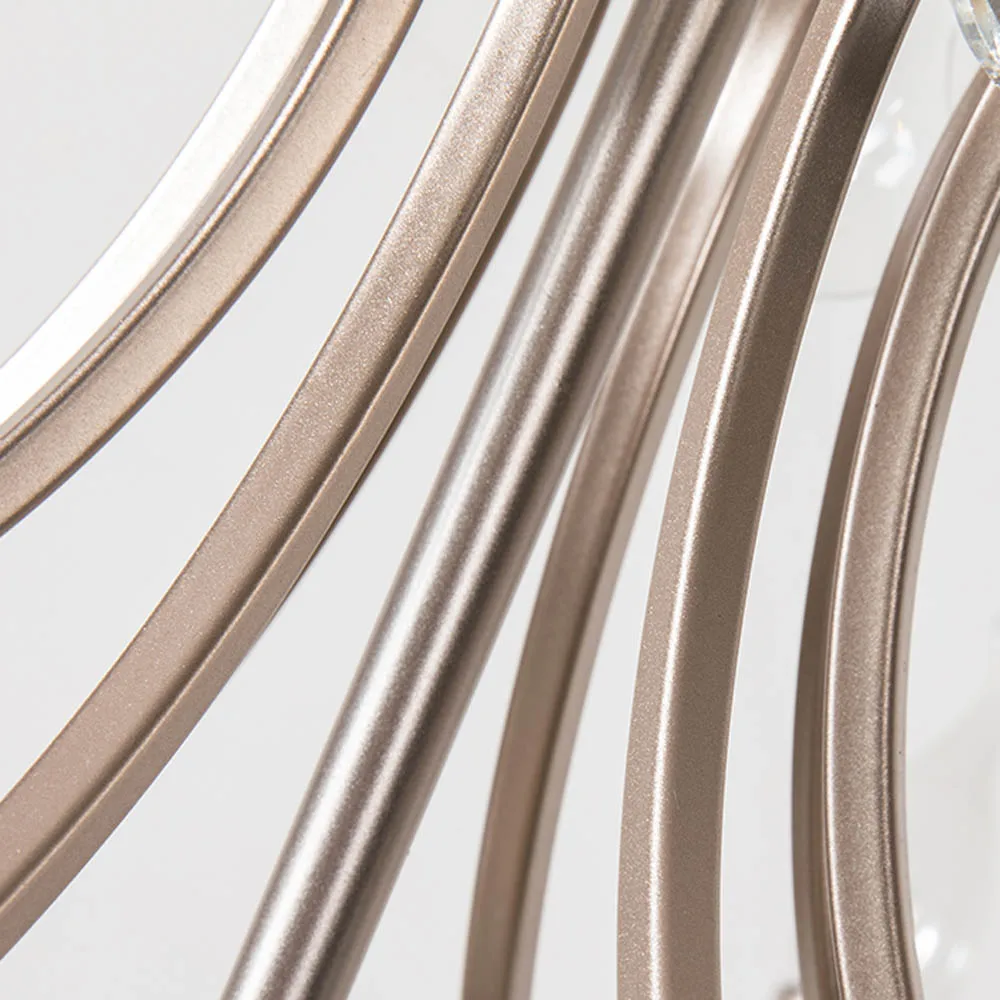 Светильник для гостиной люстра Хрустальная под серебро в 220 В перем. Тока | Лампы и