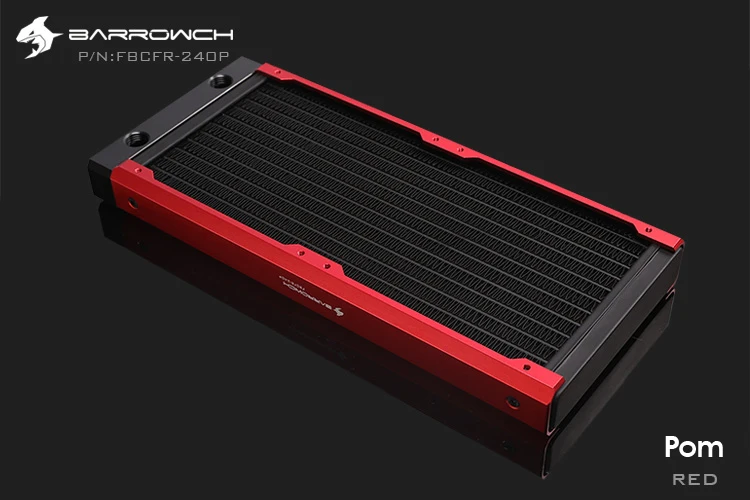Barrowch FBCFR-240, многоцветные модульные 240 мм радиатор, акрил/POM съемный радиатор для 120 мм вентиляторы