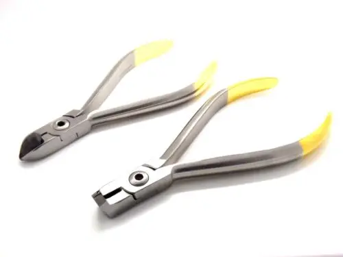 

1 Set of Dental Distal End Wire Cutter TC (Arch wire cutter) and Hard Wire Cutter TC Orthodontic Lab Pliers