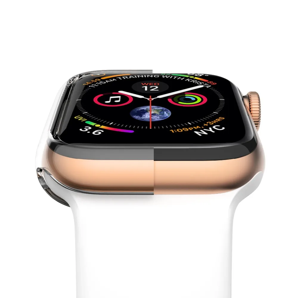 Чехол для часов MNWT Apple Watch 4 чехол 44 мм 40 серия 3 2 мягкие тонкие из термополиуретана