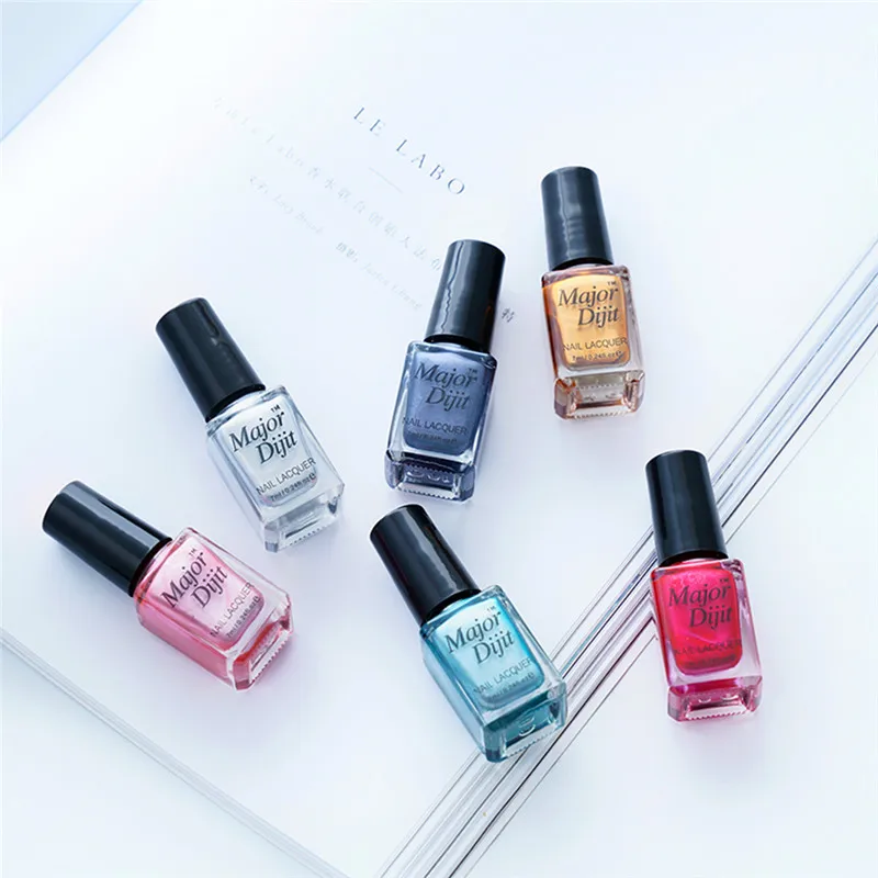 Зеркальный эффект металлик 7 мл Лак для ногтей фиолетовый розовый Золотой