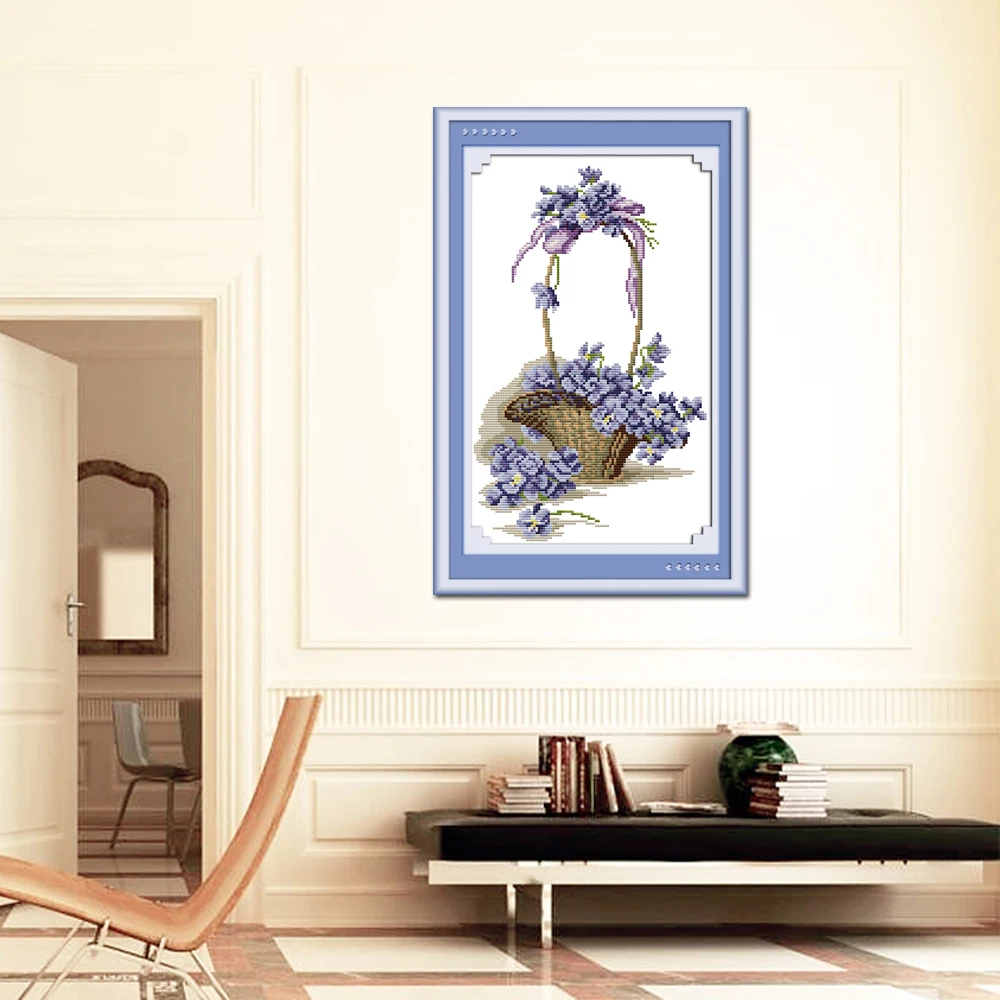 Joy Sunday аромат цветов украшение для дома H059 14CT 11CT вышивка крестиком DIY|joy sunday|cross stitch
