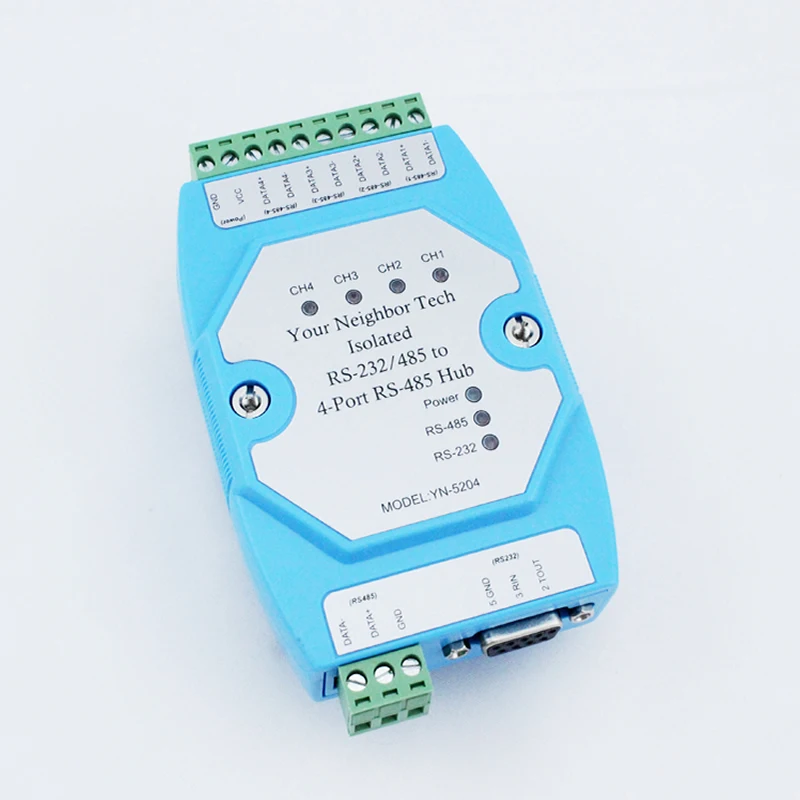 

Isolated bidirectional 4 port four port RS485 hub repeater distributor UT5204 Isolation version