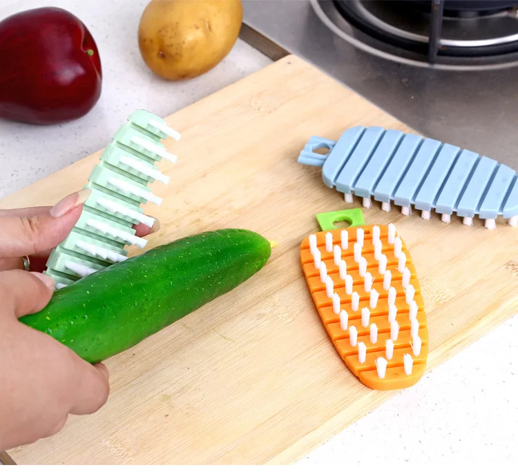 1PC Cooking Concepts Kitchen Cute Radish Shape Fruit And Vegetable Potato Brush Veggie Scrubber Cleaning Tools OK 0795 | Дом и сад
