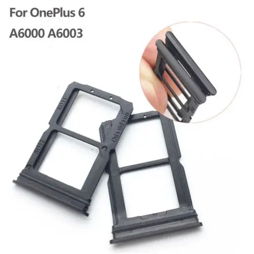 

SIM Tray SIM Card Slot Holder Tray Slot Replacement Part For OnePlus 6 A6000 A6003 1+6 New In Stock