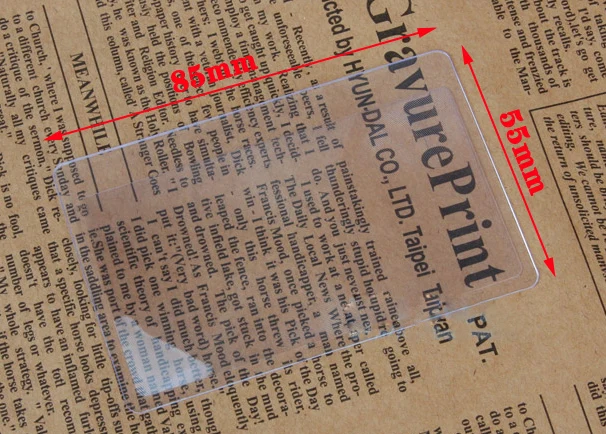 Функциональное красочное 3х увеличительное стекло для чтения ZY ручная работа