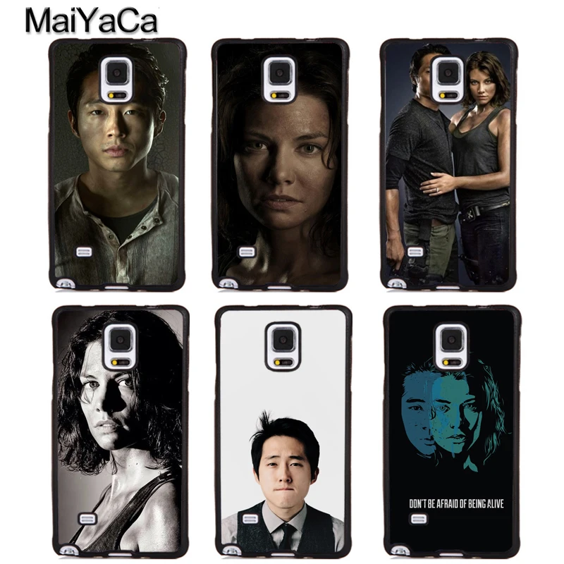 Чехол Glenn Maggie The Walking Dead для Samsung A21S A20e A71 A51 A10 A40 A50 A70 Galaxy S20 Plus S10 S9 Note 20 Ultra|Бамперы| |
