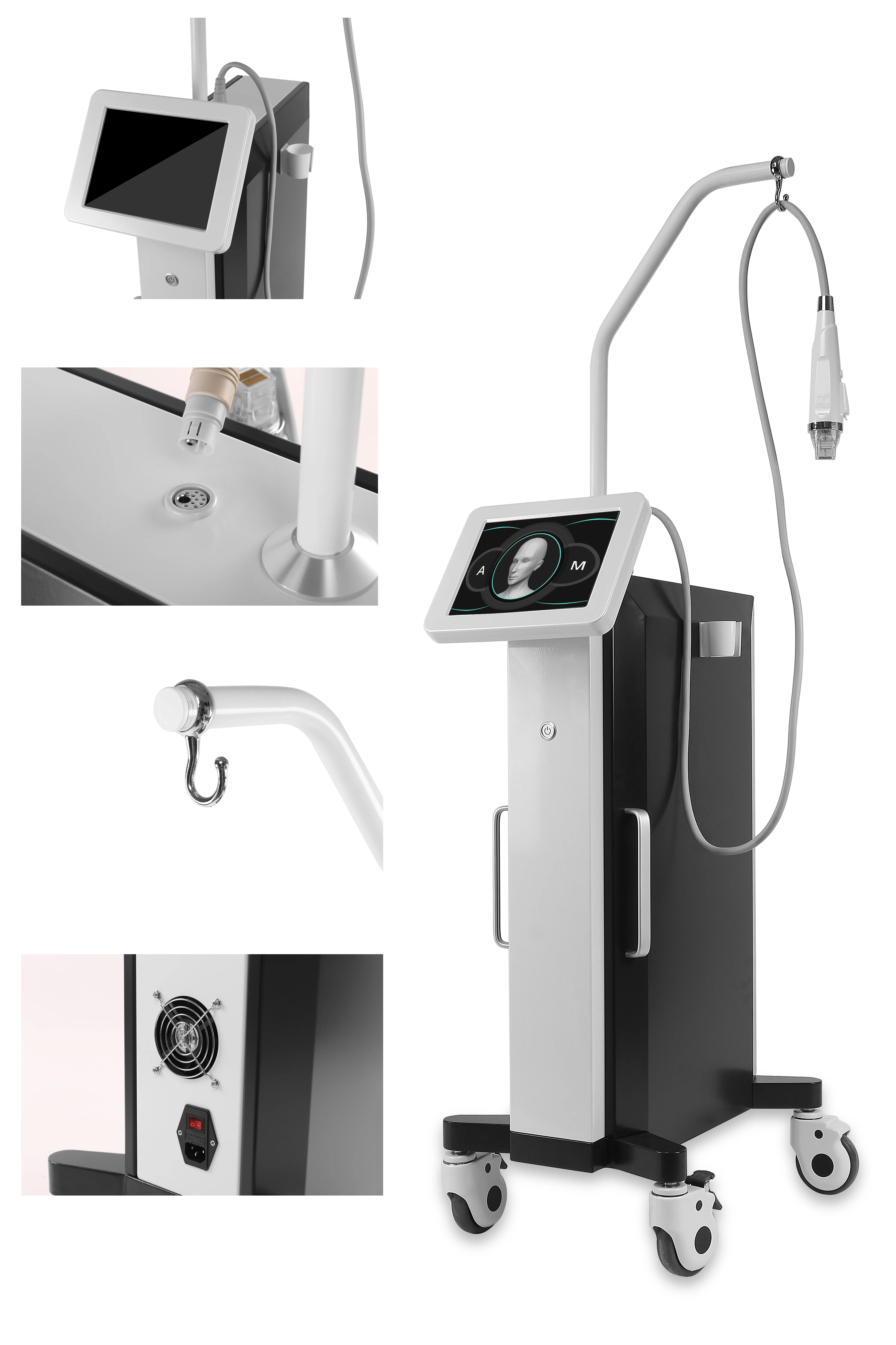 Most popular microneedle radio frequency system vertical gold rf fractional micro needle scars removal machine | Бытовая техника