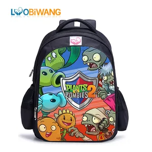 Рюкзак LUOBIWANG Plants VS Zombie, с милым принтом, для девочек и мальчиков