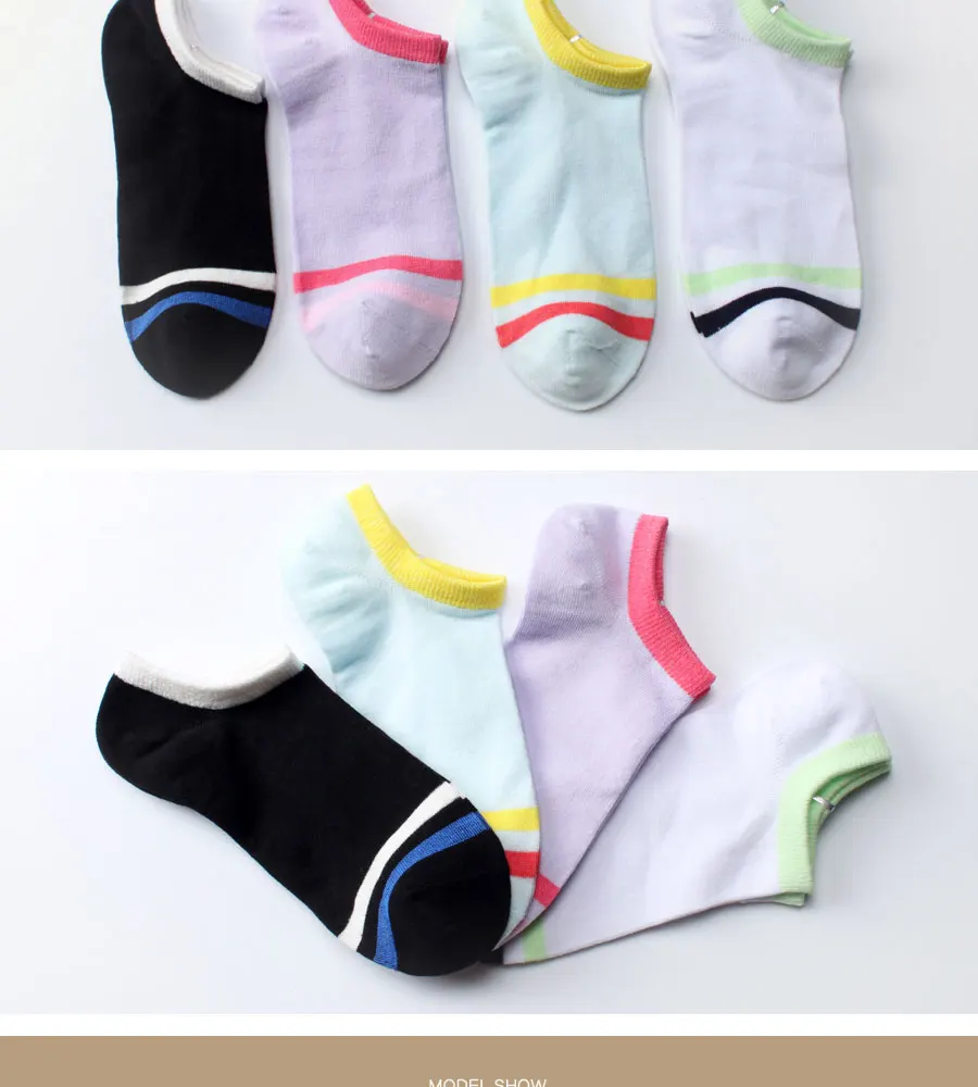LIONZONE, 4 пар/лот, женские короткие носки с силиконовой полоской, хит, дезодорант, бамбуковые носки, женские носки-лоферы, Calcetin Harajuku