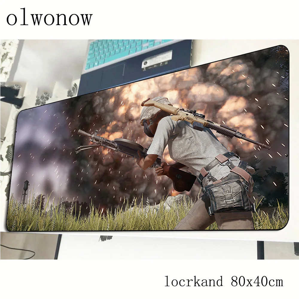 Pubg коврик для мыши 80x40 см модные коврики для мыши лучший игровой коврик для мыши геймер HD узор Большие персонализированные коврики для мыши Клавиатура ПК коврик