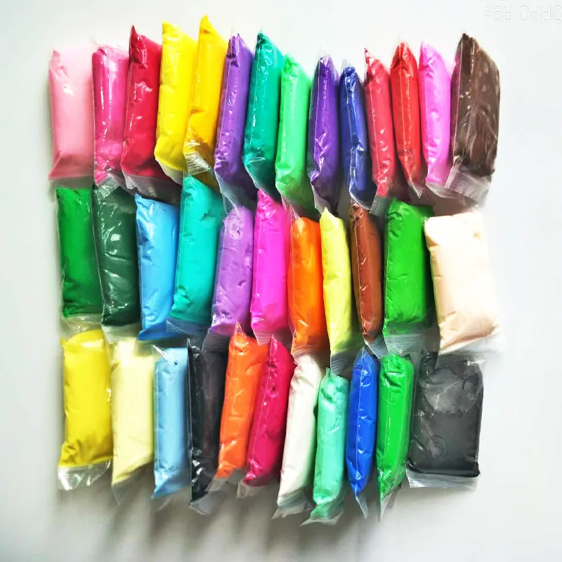 

Lasunes Fluffy 36 Colors/set Polymer Clay With Tools Light Plasticine Learning Education Chancellory Toys For Children