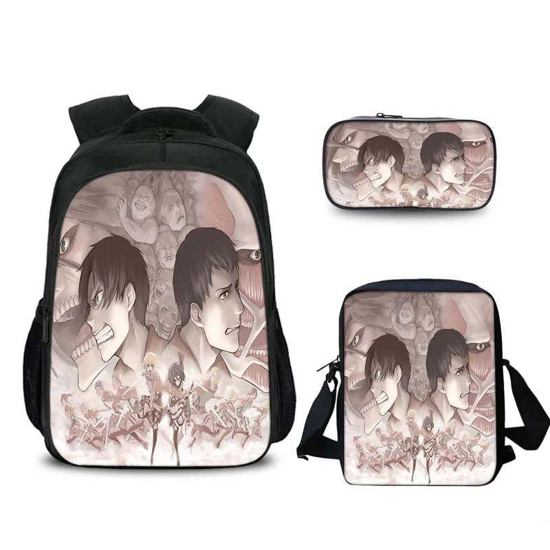 Хит продаж 3 шт. школьная сумка для мальчиков и девочек на плечо рюкзак пенал