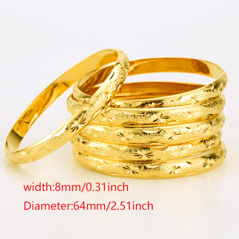 8 мм золото цвет африканский Ближний Восток браслеты Дубай золотой браслет