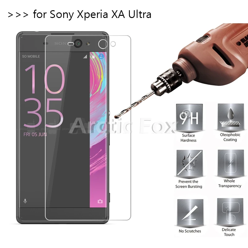 3 шт./лот закаленное Стекло для Sony Xperia XA ультра C6 F3212 F3216 6 0 Экран протектор Защитная