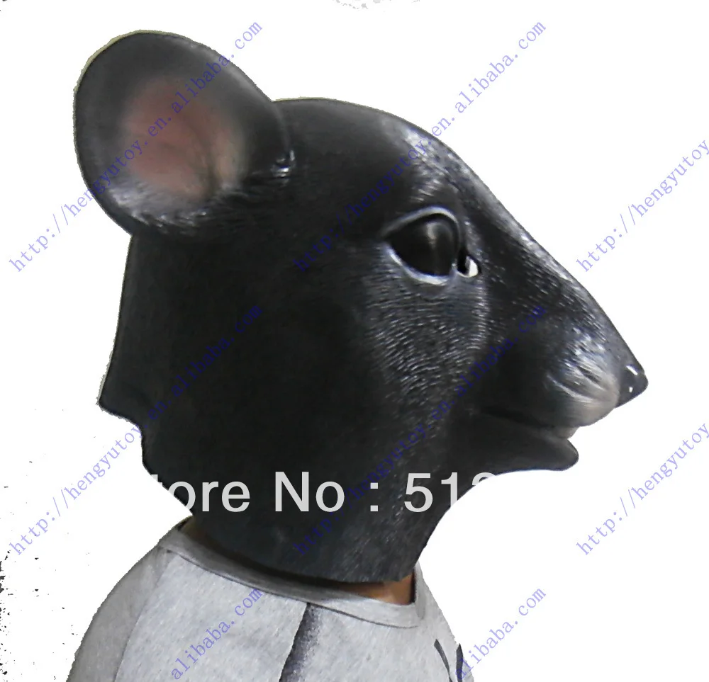 Маскарадное платье новая латексная резиновая накладная мышь маска крысы|rat