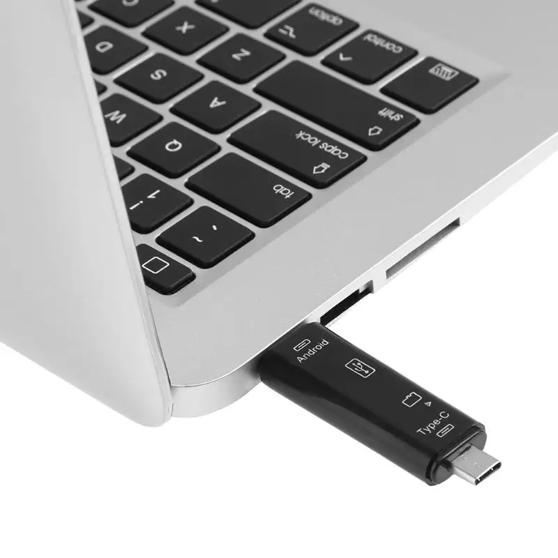 Высокоскоростной считыватель карт Type C Micro USB адаптер для флеш накопителя