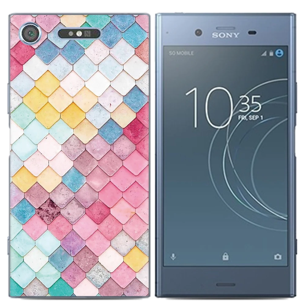 Для Sony Xperia XZ1 чехол 5 2 &quotчехол Роскошный мультяшный мягкий TPU силиконовый для G8341