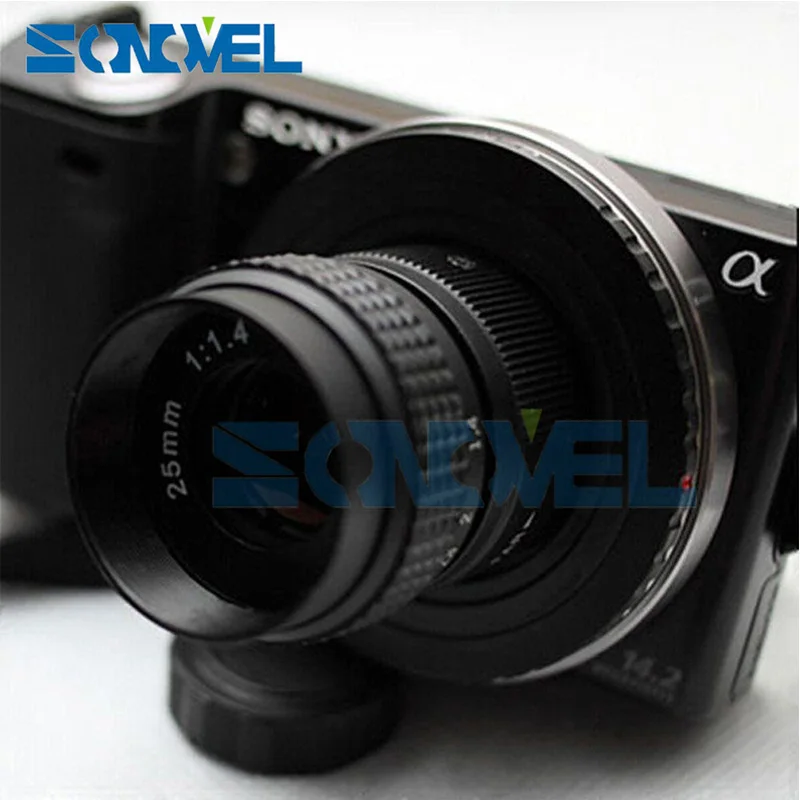 Объектив для ТВ фильмов 25 мм F1.4 CC Крепление C Olympus Micro 4/3 m4/3 EP1 EP2 EP3 EP5 EPL1 EPL2 EPL3 EPL5 EPM1 EM5