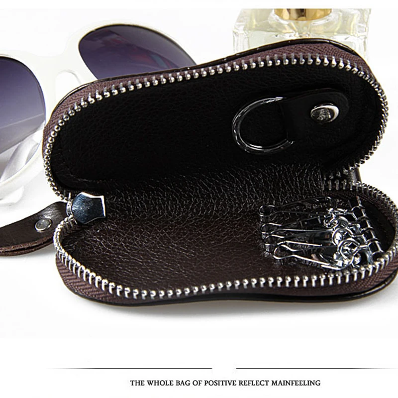 OTHERCHIC Брелоки Кожа Женщины Ключевой Бумажник Унисекс Маленькие Ключ Чехол