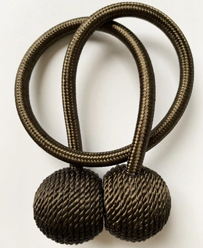 Curtain Tieback15 Шторы кольца для галстуков круглые пряжки Европейский Краткая Плетеный Магнит подхват для штор Магнитная занавеска держатель аксессуары для домашнего декора - Цвет: Curtain Tieback15