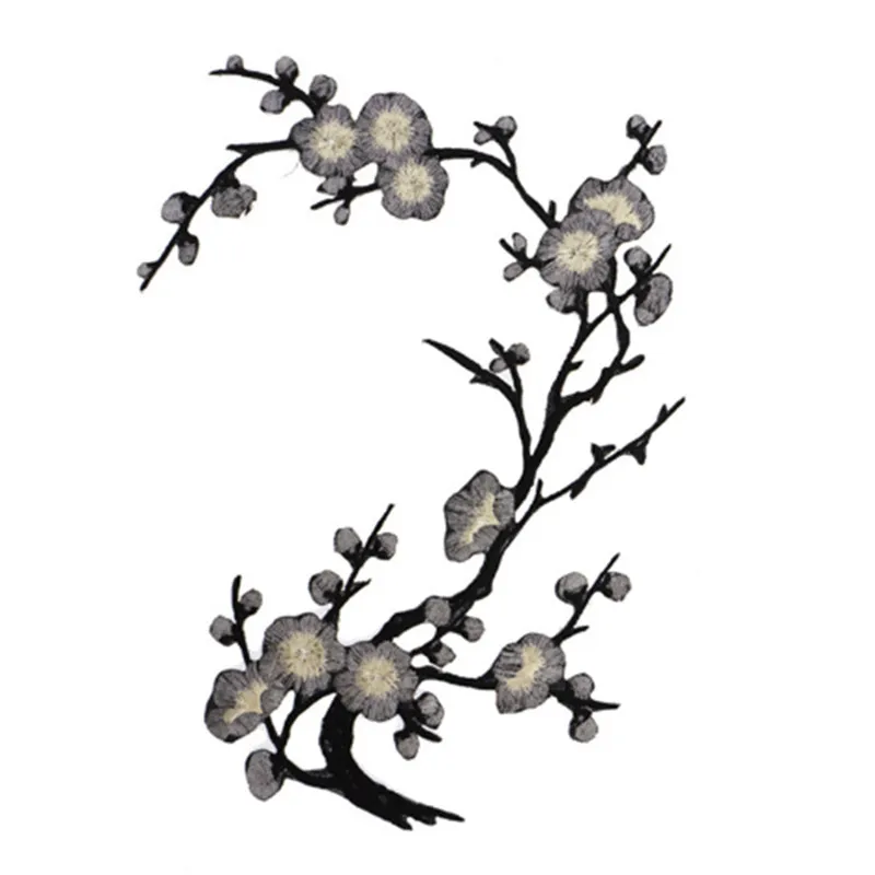 1 шт. сливы с аппликацией в виде цветка одежда заплата вышивки ткань наклейка Утюг