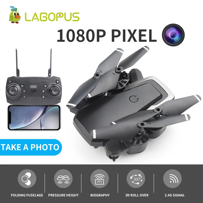 Дрон с камерой lagopus D8, 20 минут, Дрон с батареей 5 МП, FPV, wifi, 1080 P, Дрон с камерой, HD Квадрокоптер, мини Дрон, складной