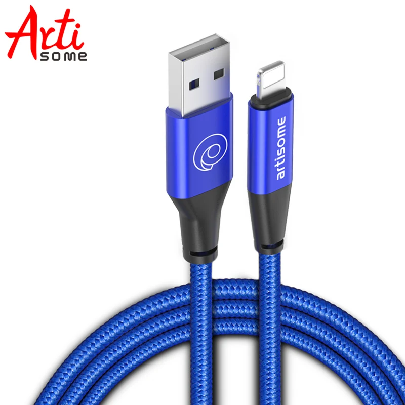 USB-кабель для iPhone XS MAX кабель быстрой зарядки X 8 7 6 s 2A и передачи данных