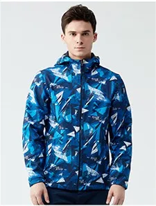 Men Blue TECTOP теплая мягкая оболочка пальто для мужчин и женщин Зимняя уличная теплая флисовая куртка водонепроницаемая ветрозащитная Горячая куртка софтшелл шляпа носит - Цвет: Men Blue