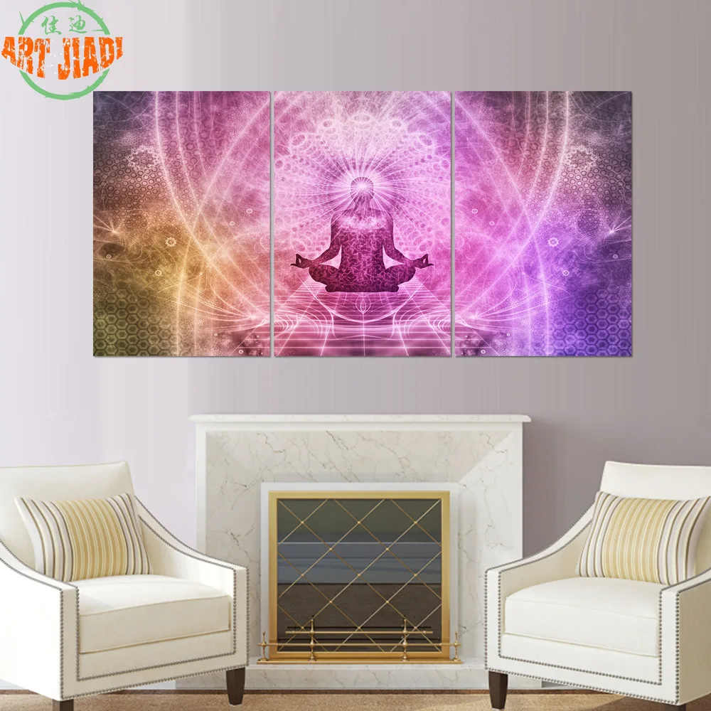 3 шт./комплект декоративные чакры для стен дома|paintings on canvas|buddha paintingcanvas art |