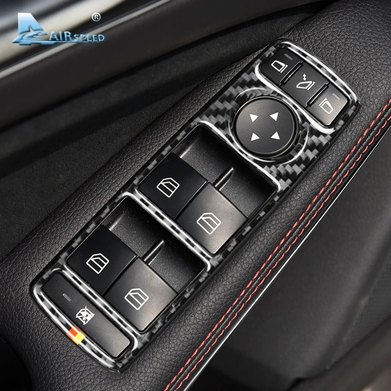 Airspeed для Mercedes Benz A B C E Class GLE GLA ML GL аксессуары из углеродного волокна наклейки