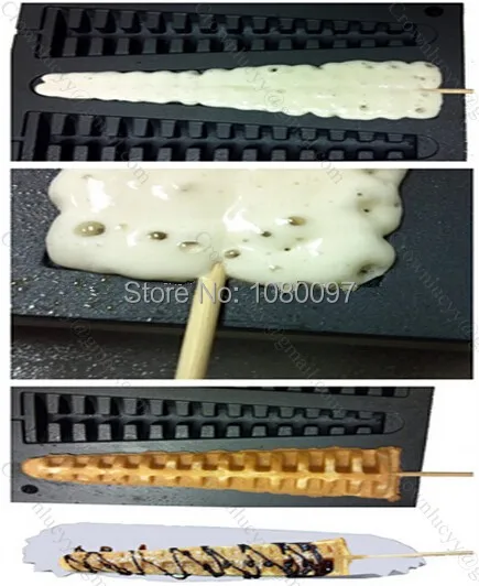 Оборудование для хлебобулочных изделий Электрический вафельница на палочке