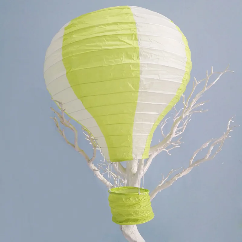 fluorescence green 1 шт. 1" 30 см Декор на свадьбу День рождения бумажный фонарь горячий воздушный шар Рождественская вечеринка Декор Детская спальня подвесные фонари - Цвет: fluorescence green