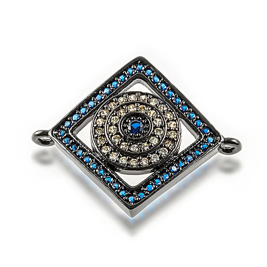 Ювелирные соединители ручной работы Hamsa Hand Evil Eye Charm аксессуары Принадлежности