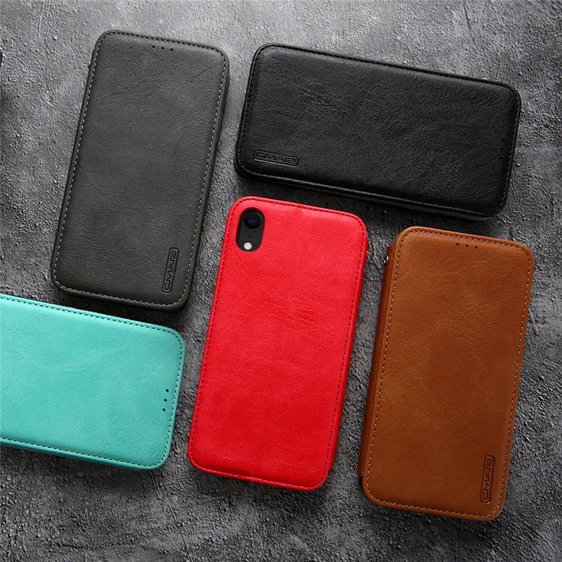 Кожаный магнитный чехол книжка с бумажником для iPhone 11 Pro Max карманом карт и