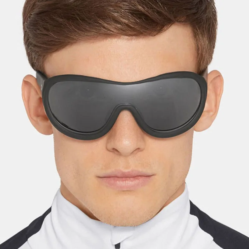 

Fashion Oversize Round Sunglasses Men Driver Goggles Brand Designer Korean Oval Sun Glasses Female Summer Shade Fishing UV400