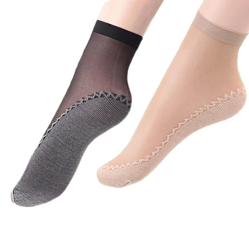 Носки короткие женские износостойкие Нескользящие 5 пар|Носки| |