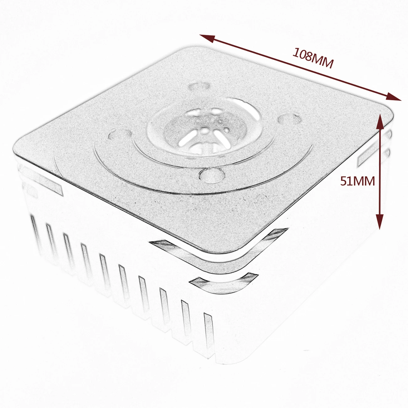 Серебристая Квадратная Головка цилиндра с ЧПУ цилиндр и поршень для