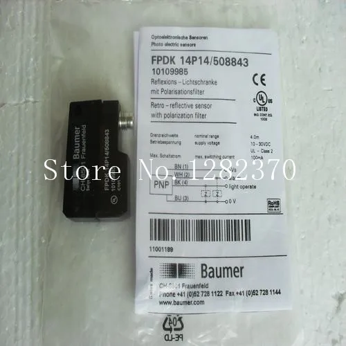 

[SA] New original authentic special sales Baumer photoelectric switch FPDK14P14 / 508843 Spot