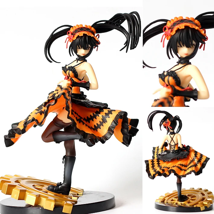 

New Comic Anime Date a Live Kurumi Tokisaki Nightmare 1/8 Broccoli Figure Figurine Toys 28cm Gift