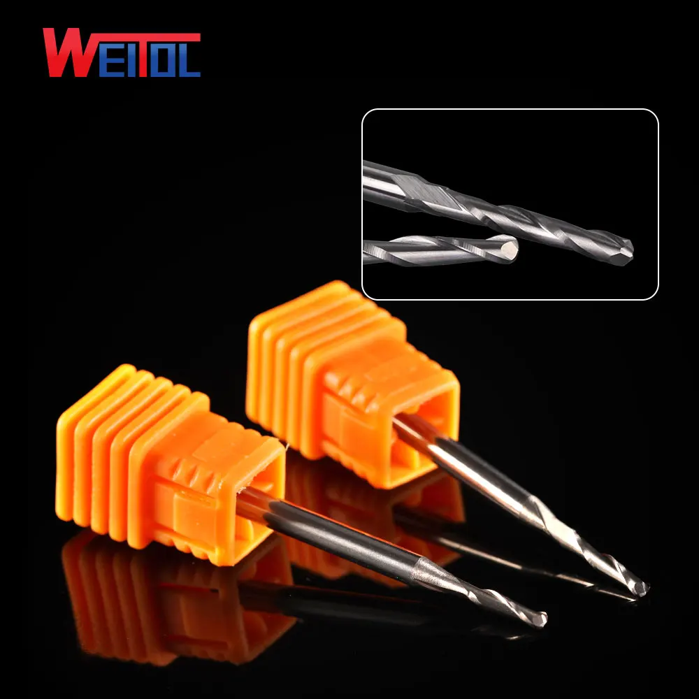 Weitol 5A 3 175 мм хвостовик шариковый нос фреза CNC Концевая для гравировки резьбы по