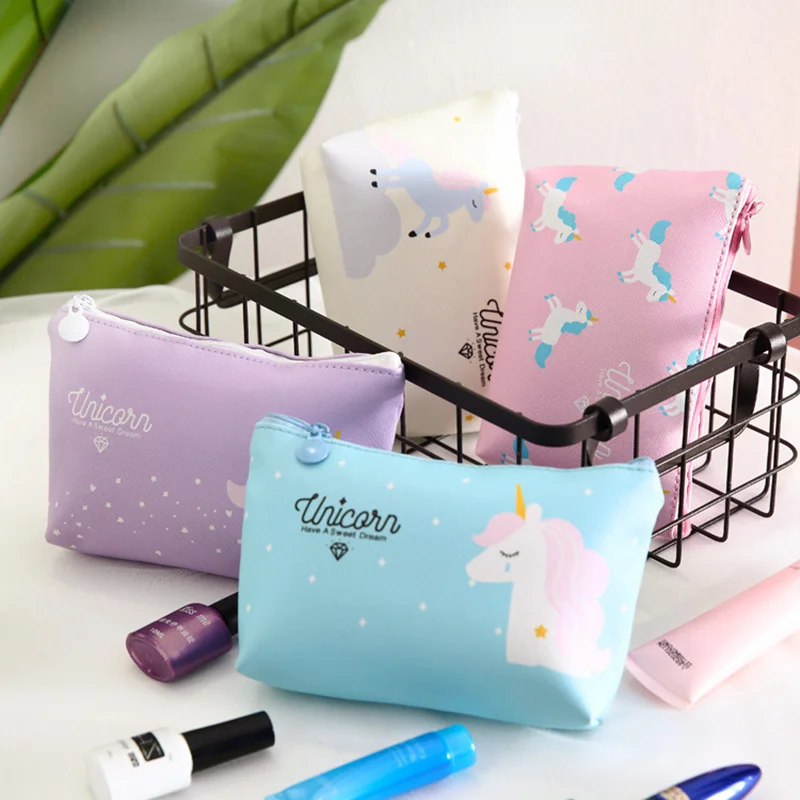 Прекрасный мультфильм Unicon органайзер для косметики сумка девочек Женская