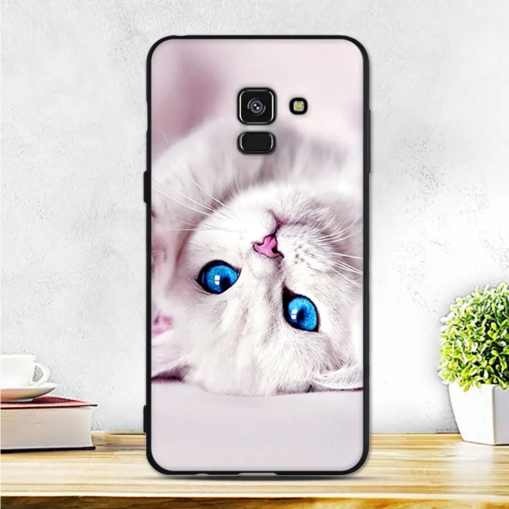 Чехол для Samsung Galaxy A8 2018 чехол A530 A530F задняя крышка мягкий из ТПУ чехол|Бамперы| |